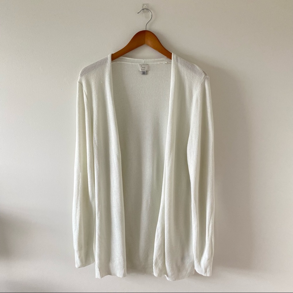 White Cozy Cardigan